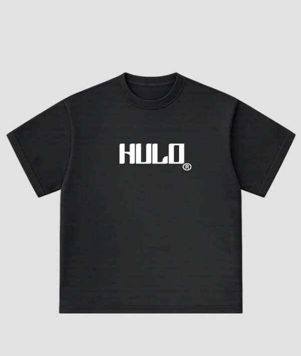 HULO Boxy Fit Black b&w