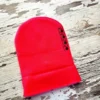 Bonnet couleur rouge