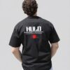 5830015662049398277 T-Shirt HULO Boxy Fit Black b&w