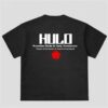 5830015662049398280 T-Shirt HULO Boxy Fit Black b&w